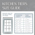 Elrene Home Fashions Cameron Linen Tier Curtains, 30" W x 24" L Each (Set of 2 Tiers), Sage Green