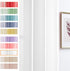 White Semi Linen Look Sheer Curtains for Bedroom, Living Room Grommet Light Filtering Solid Voile Window Curtains, Set of 2 Panels, 52 x 84 inch