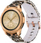 VIGOSS Strap Compatible with Galaxy Watch 5 40mm /44mm /Pro 45mm/ 4 bands /42mm bands/Active 2 40mm/44mm Band 20mm Soft Silicone Replacement for Samsung Galaxy Watch 42mm/Active/Active 2 40mm/44mm Leopard Print