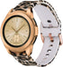 VIGOSS Strap Compatible with Galaxy Watch 5 40mm /44mm /Pro 45mm/ 4 bands /42mm bands/Active 2 40mm/44mm Band 20mm Soft Silicone Replacement for Samsung Galaxy Watch 42mm/Active/Active 2 40mm/44mm Leopard Print