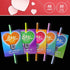 48PACK Valentines Day Gift Cards with 48 Glow Sticks for Kids, Glow in The Dark for Valentines Party Favors, Valentines Greeting Cards, Valentine Classroom Exchange Cards for Boys Girls.