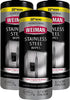 Weiman Stainless Steel Cleaner Wipes (3 Pack) Removes Fingerprints, Residue, Water Marks and Grease from Appliances - Works Great on Refrigerators, Dishwashers, Ovens, and Grills - Packaging May Vary
