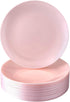 DISPOSABLE PLASTIC DESSERT PLATES | Opulence Blush | 20 pc - 7.5?