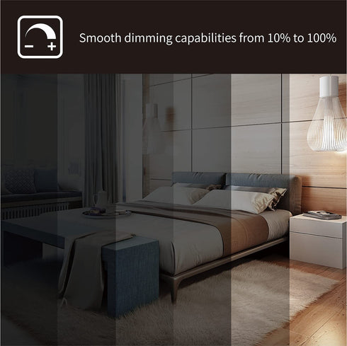 LED Flush Mount Ceiling Light | Dimmable | Brushed Nickel | Double Ring | Round (10 inches, Adjustable Light Color)