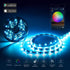 Nexlux LED Strip Lights, WiFi Wireless Smart Phone Controlled 16.4ft Non-Waterproof Strip Light Kit Black Color Changing Lights,Working with Android and iOS System,IFTTT