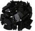 RDEXP 50Pcs Plastic Bed Slat End Caps Holders Replacement for Holding and Securing 5.4x0.9cm Wooden Slats Bed Base Black
