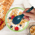 Chinese Soup Spoons Ceramic Asian Japanese Serving Spoon QHC KOCK 6.8 Inch blackish green Deep Porcelain Pho Spoon for Home Kitchen Supplies, Ramen Wonton Dumpling Miso, Noodle, Wontons