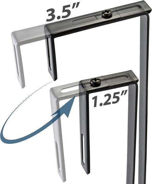 Officemate Wall File, Letter Size with Hanger Set, Clear, Comes in 3 Pack (21446)