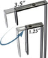 Officemate Wall File, Letter Size with Hanger Set, Clear, Comes in 3 Pack (21446)