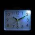 Tinload 4" Loud Crescendo Bell Alarm Clock Silent No Ticking,Snooze,Nightlight,Battery Operated,Easy Set(Black)