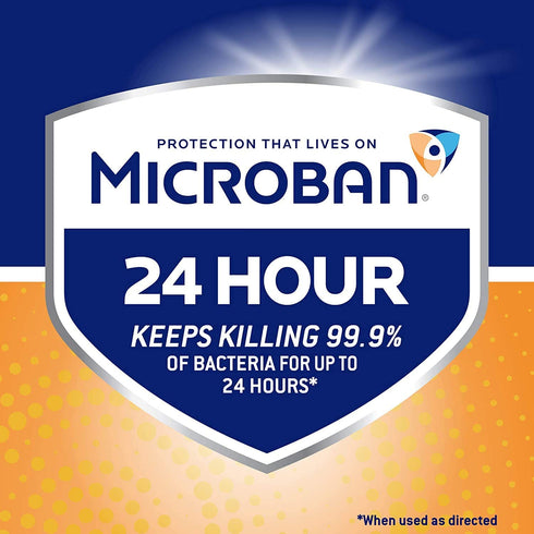 Microban Disinfectant Spray, 24 Hour Sanitizing and Antibacterial Spray, Sanitizing Spray, Citrus Scent, 2 Count (15 fl oz Each) (Packaging May Vary)