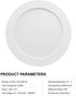 FINXIN LED Flush Mount Ceiling Light, 12W/18W Cool White 6000K Milk White Round Lighting Fixture for Closets, Kitchens, Stairwells, Basements, Bedrooms, Washrooms (2 Pack) (18W)