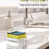 OTOTO Clean Dreams Kitchen Sponge Holder - Plastic Dish Sponge Holder for Kitchen Sink, Fits Any Standard Size Scrubby - Kitchen Sink Organizer, Decor, and Unique Gift Idea - Sponge Included