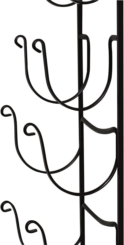DecoBros Wall Mount Multi-Purpose Towel/Wine/Hat Rack, Bronze