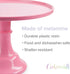Twine Pink Melamine Cake Stand, Cupcake Stand, Home Decor, Food Service, Dessert Accessory, Pink, Set of 1