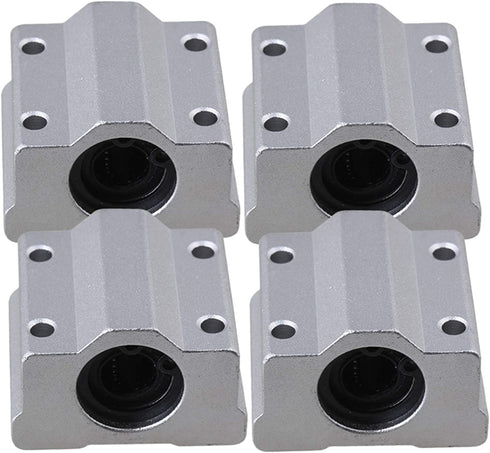 BQLZR SCS8UU Linear Motion Ball Bearing CNC Slide Bushing 34.5mm Length Pack Of 4