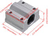 BQLZR SCS8UU Linear Motion Ball Bearing CNC Slide Bushing 34.5mm Length Pack Of 4