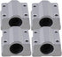 BQLZR SCS8UU Linear Motion Ball Bearing CNC Slide Bushing 34.5mm Length Pack Of 4