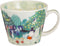 Moomin Valley Water Color Soup Mug Cup Yamaka Japan