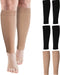 3 Pairs 20 Inches XXL Wide Plus Size Calf Compression Socks for Circulation Compression Long Legs Sleeves 20 - 30 mmHg Calf Muscle Compression Sleeve for Women Men