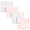 Hudson Baby Unisex Baby Cotton Flannel Receiving Blankets, Pink Clouds, One Size