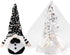 2 Pcs Bride & Bridegroom Wedding Dress Gnome Decoration, Shinning Wedding Dress Gnome Plush Present,Couple Dwarf Doll Elf Scandinavian Ornaments Home Decor Plot Gifts