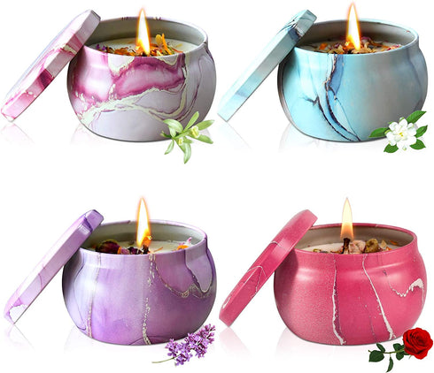Mothers Day Gifts from Daughter Son Husband,mom Gifts,Funny Gifts for mom,Birthday Gifts for mom,Scented Candles Gifts for Women,Portable Jar Aromatherapy Soy Candles for Bath Yoga Travel 4x4.4oz