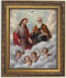 Gerffert Collection Holy Trinity Framed Portrait Print, 13 Inch (Ornate Gold Tone Finish Frame)