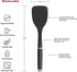 KitchenAid - KO001OHOBA KitchenAid Gourmet Large Solid Turner, one size, Matte Black