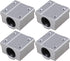 BQLZR SCS8UU Linear Motion Ball Bearing CNC Slide Bushing 34.5mm Length Pack Of 4