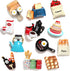12pcs Food Magnets for Fridge Magnets Decorative Kitchen Magnets Cute Magnets Food Refrigerator Magnets for Kitchen Home Decor,Strong Resin Magnets Home Decor Office