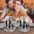 Mr and Mr Stemless Wine Glass Set of 2, Couple Wine Glass Gift for Gay Couple 15Oz - Gift Set for Engagement Wedding Birthday Anniversaries Valentine's Day - Ideal for Him, Male Couples, Pride Couples