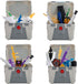 Fortnite Ghost Henchman Chest Collectible Accessory Set Bundle- Includes 4 Ghost Style Henchman Chests, 8 Back Bling, 12 Translucent Weapons, 8 Ghost Henchman Figure Pieces- More Styles Dropping Soon