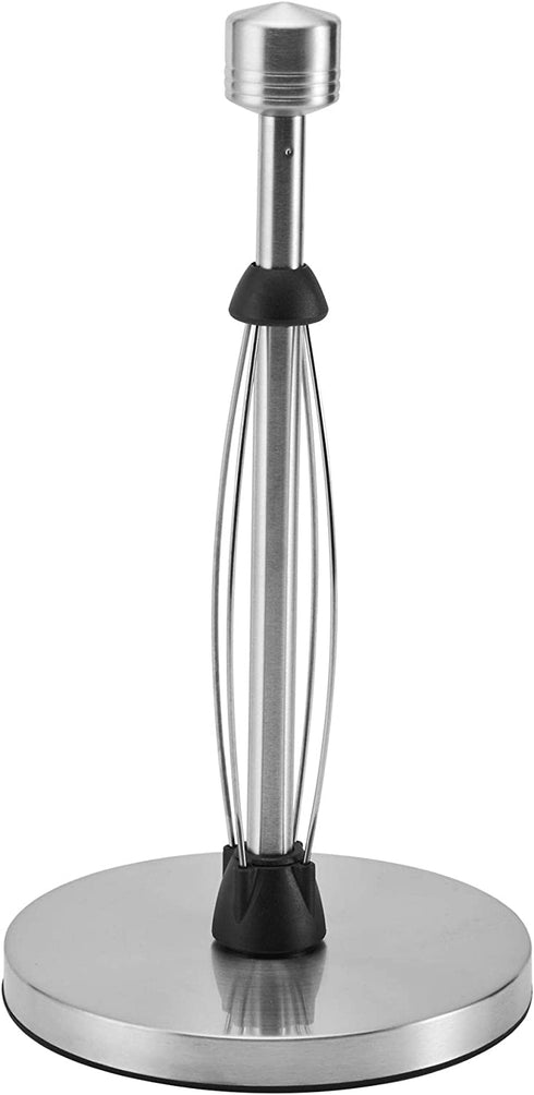 Kamenstein Perfect Tear Low Profile Base-Hat Finial, 13-Inch, Stainless Steel