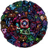 Laptop Skin Noctilucent Marvel Avengers Stickers Superhero-100Pcs Comic Dark Waterproof Graffiti Stickers Water Bottle Vinyl Sticker Decals to Teens Boys Girls Adults (Laptop Skin)