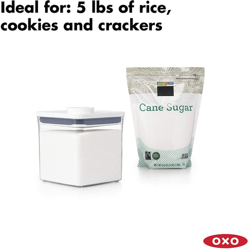 OXO Good Grips POP Container - Airtight Food Storage - 2.8 Qt for Sugar and More, Transparent