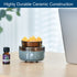 kobodon Ceramic Candle Wax Warmer, Home Fragrance Diffuser, Scentsy Warmer,2-in-1 Candle Wax Electric Melter and Fragrance Warmer for Warming Scented Candles and with to Freshen Room Spa Home Office