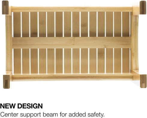 Sorbus Small Bamboo Step Stool - Wooden Foot Rest Stool & Potty Training Stool for Kids Toddlers