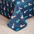 Kids Quilt Set Full/Queen Size, Blue 3 Piece Alpaca Pine Tree Bedcover Animal Cartoon Printed Bedding Set Reversible Bedspread Coverlet Holiday Bedroom Decor Gift for Boys All Season(90"X 90")