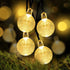 Battery Operated Globe String Lights, LOENDE Crystal Globe String Lights 16ft 30 LED 8 Modes Waterproof String Lights with Timer for Backyard Garden Balcony Pergola Wedding Party Decor( Warm White )