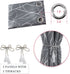 Estelar Textiler Kids Room Darkening Blackout Curtains Grommet Bedroom Decorative Silver Wave Line Curtains for Bedroom 38W x 54L Grey 2 Panels