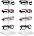 Mooca 2 Set Piece Acrylic Eyeglasses Frame Riser Display Stand Sunglasses Rack Sunglasses Rack Holder Acrylic Eyewear Display (4 Frames for Each Holder)