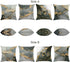 Bonhause Grey Marble Throw Pillow Covers 18 x 18 Inch Set of 4 Abstract Art Modern Decorative Throw Pillow Cases Soft Velvet Outdoor Cushion Covers for Sofa Couch Car Bedroom Home Decor