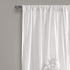 Lush Decor, White Serena Window Panel for Living, Dining Room, Bedroom (Single Curtain), 84 x 54 L