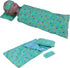 ZITA ELEMENT 14 - 14.5 Inch Girl Baby Doll Sleeping Bag with Pillow and Eye Mask for 14 - 14.5 Inch Doll Accessories Xmas Gift