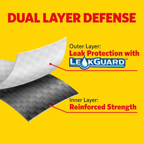 Glad Tall Kitchen Drawstring Trash Bags - OdorShield 13 Gallon Grey Trash Bag, Febreze Citrus and Zest - 40 Count