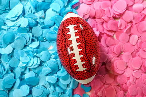 Gender Reveal Confetti Football