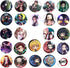 Demon Slayer Kimetsu no Yaiba Button Pins Gift Set - 24 Pack Demon Slayer Button Pins Cosplay Characters (2.36" in Diameter)