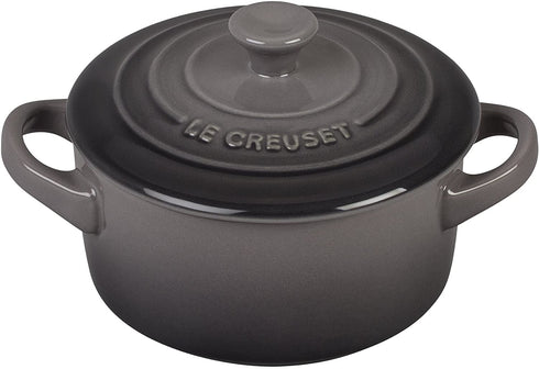 Le Creuset Stoneware Mini Round Cocotte, 8 oz., Oyster