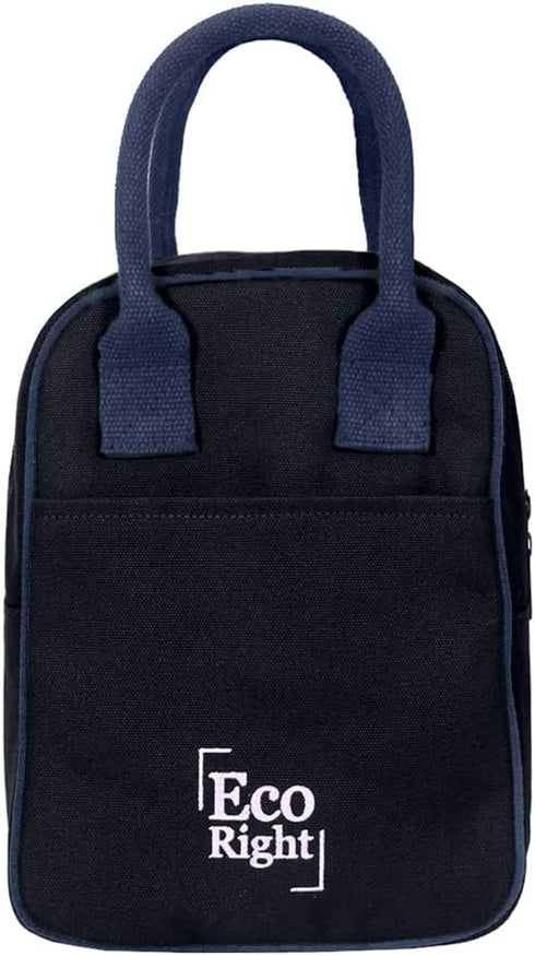 Insulated Lunch Bag for Men, Canvas Lunch Box for Women & Kids